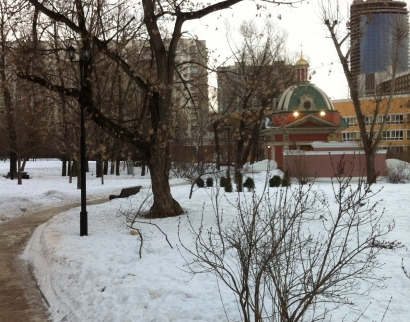 Часовня св.блгв.кн. Александра Невского и мч. Иоанна Воина в Екатерининском парке