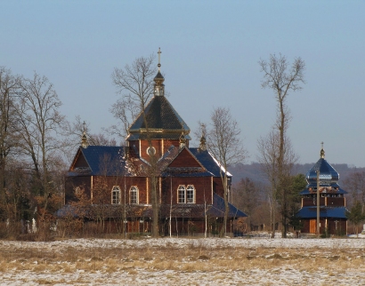 Дерев'яна церква покрови Пр. Богородиці, 1896 р