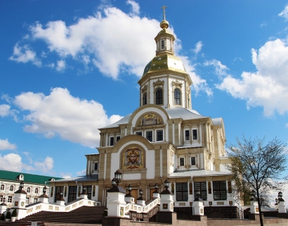 Часовня Серафима Саровского на водокачке