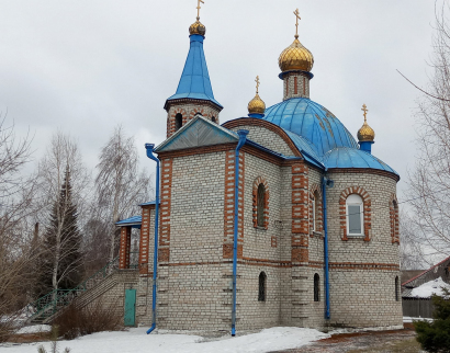 Храм иконы Божией Матери Одигитрия п. Демьяновка Ленинск-Кузнецкого района Кемеровской области Кемеровской Епархии Русской Православной Церкви (Московский Патриархат)