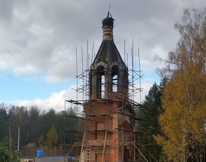 колокольня храма пресвятого Дмитрия Солунскоко