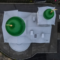 Вид храма сверху 2025