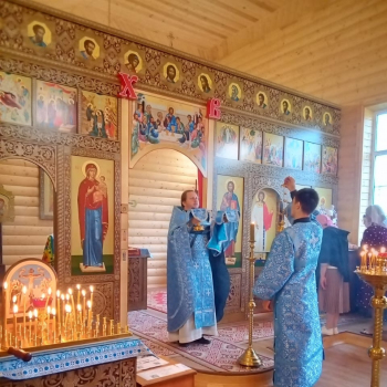 В храме вмч.Димитрия Солунского с.Ульяновка начались работы по подведению коммуникаций 