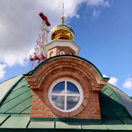 ​ВОССТАНОВЛЕНИЕ ХРАМА: ЗАВЕРШЁН МОНТАЖ ОКОН В ЦЕНТРАЛЬНОМ КУПОЛЕ